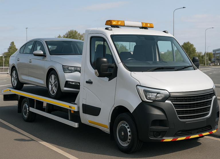 Flatbed car towing service Leamington Spa
